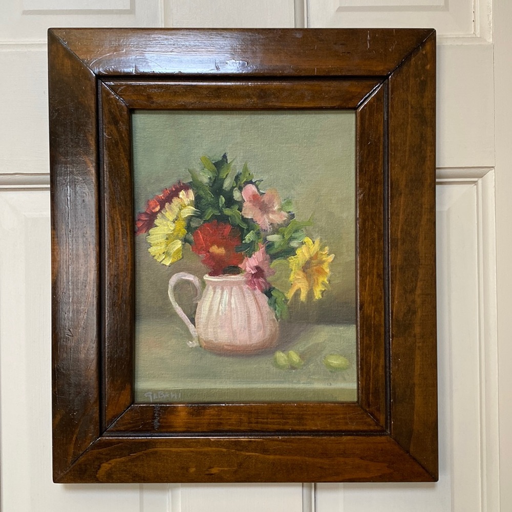 Original Floral Oil Painting